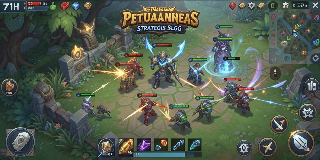 Tampilan gameplay SLG 71H yang menarik dan penuh strategi.