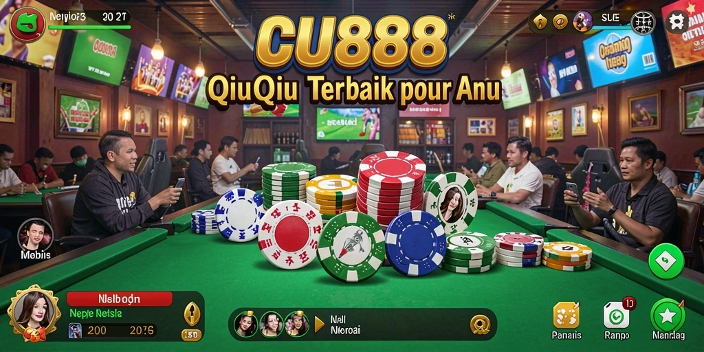 Tampilan gameplay QiuQiu yang menarik di CU888.