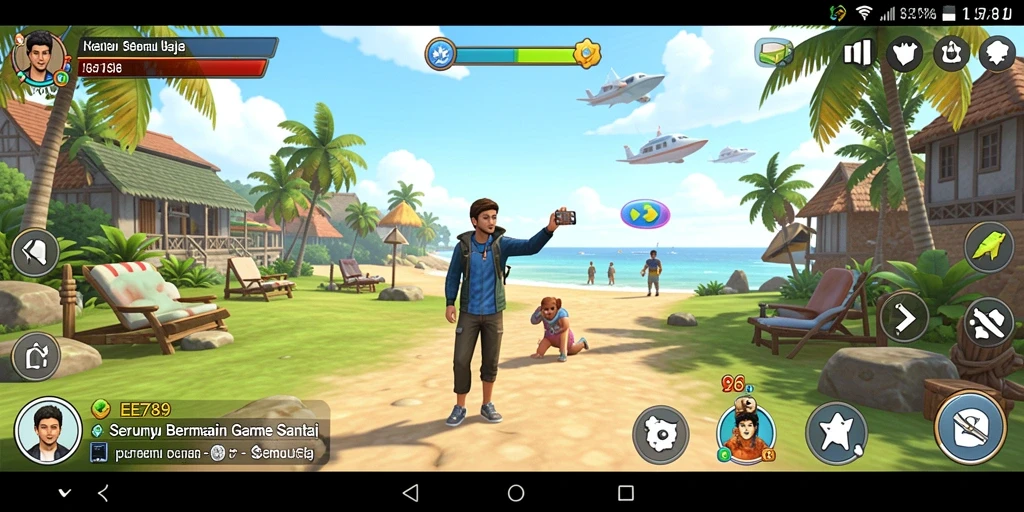 Screenshot gameplay EE789 menampilkan keseruan bermain dalam suasana santai.
