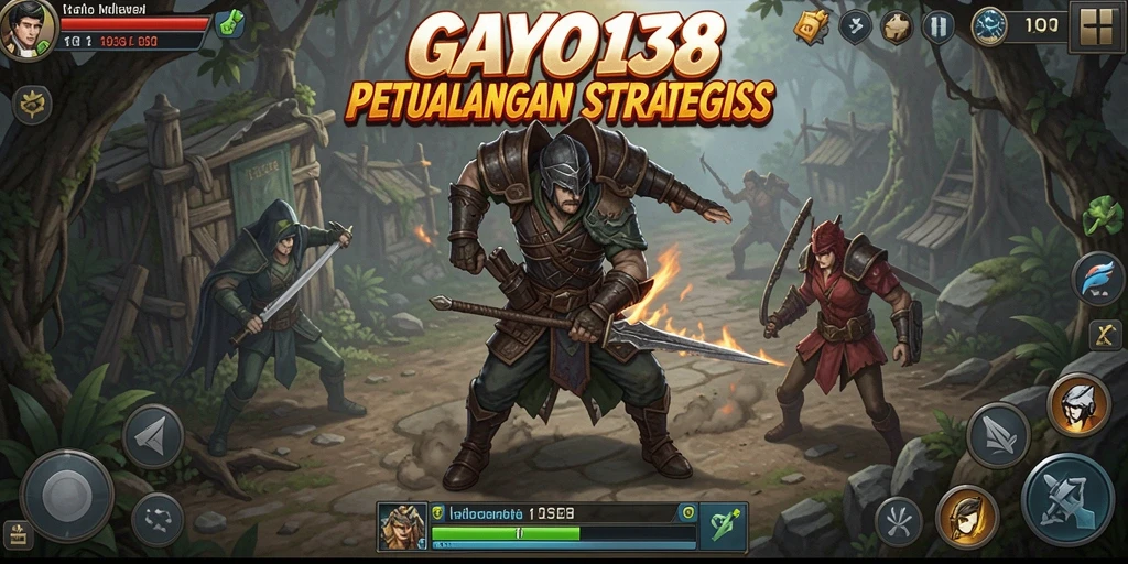 Tangkapan layar gameplay GAYO138 yang menampilkan aksi strategis.