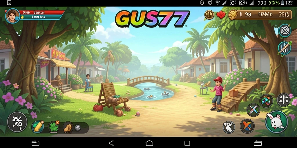 Tampilan gameplay GUS77 yang seru dan interaktif.