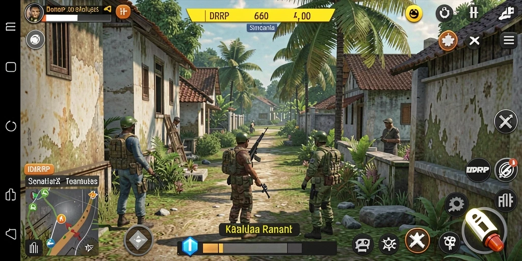 Screen shot menunjukkan gameplay menarik dari IDRRP yang interaktif.