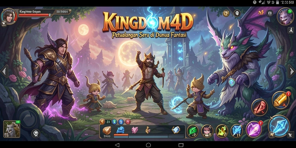 Tangkapan layar KINGDOM4D yang menampilkan aksi petualangan seru.
