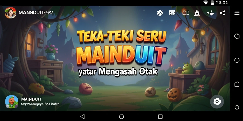 Tampilan gameplay <strong>MAINDUIT</strong> dengan teka-teki yang menantang dan interaktif.