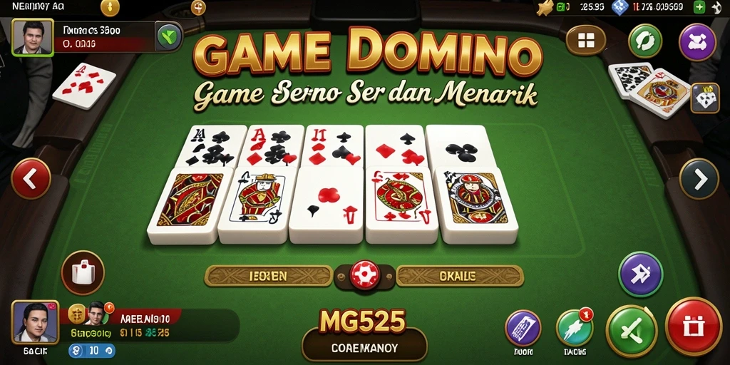 Tampilan gameplay seru dari MG525 dengan aksi Domino yang mendebarkan.