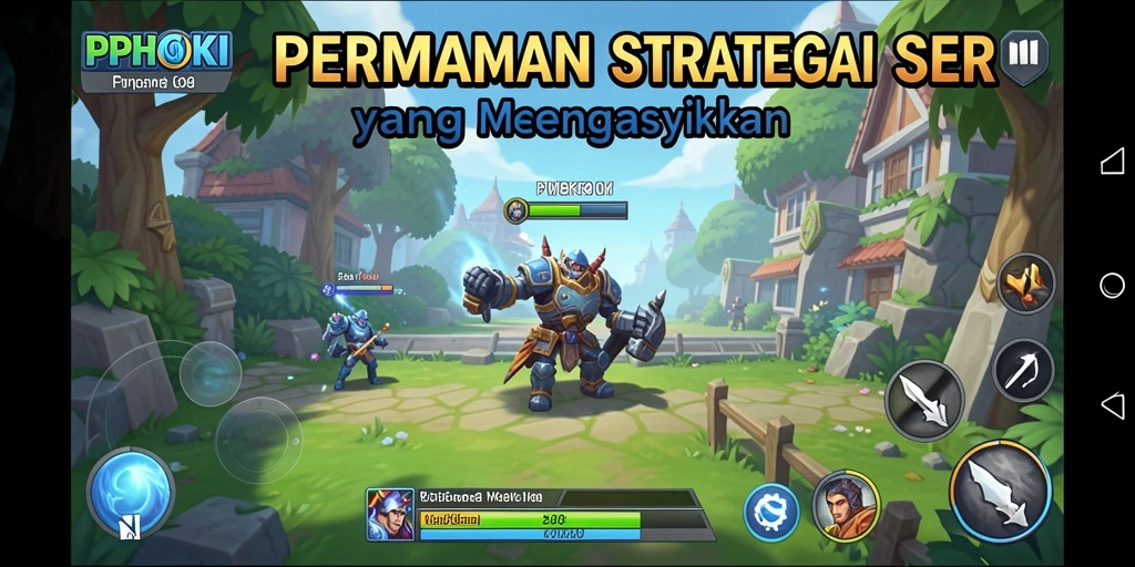 Tampilan gameplay seru dalam PPHOKI dengan strategi yang menantang.