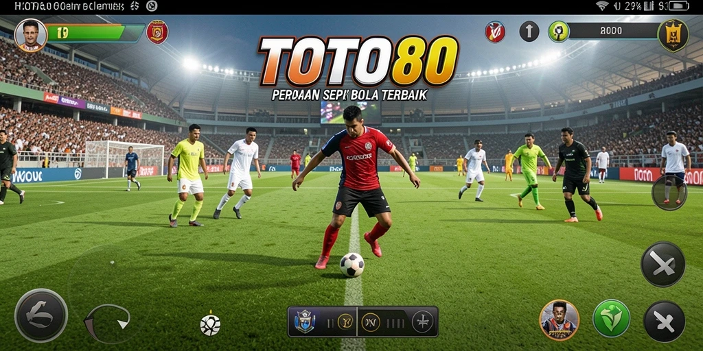 Gameplay intens di TOTO80 dengan aksi sepak bola yang seru.