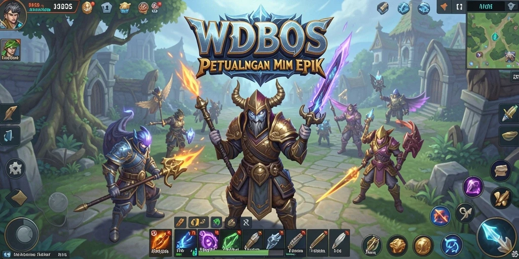 Tangkapan layar gameplay WDBOS yang menunjukkan pertarungan epik antar pemain.